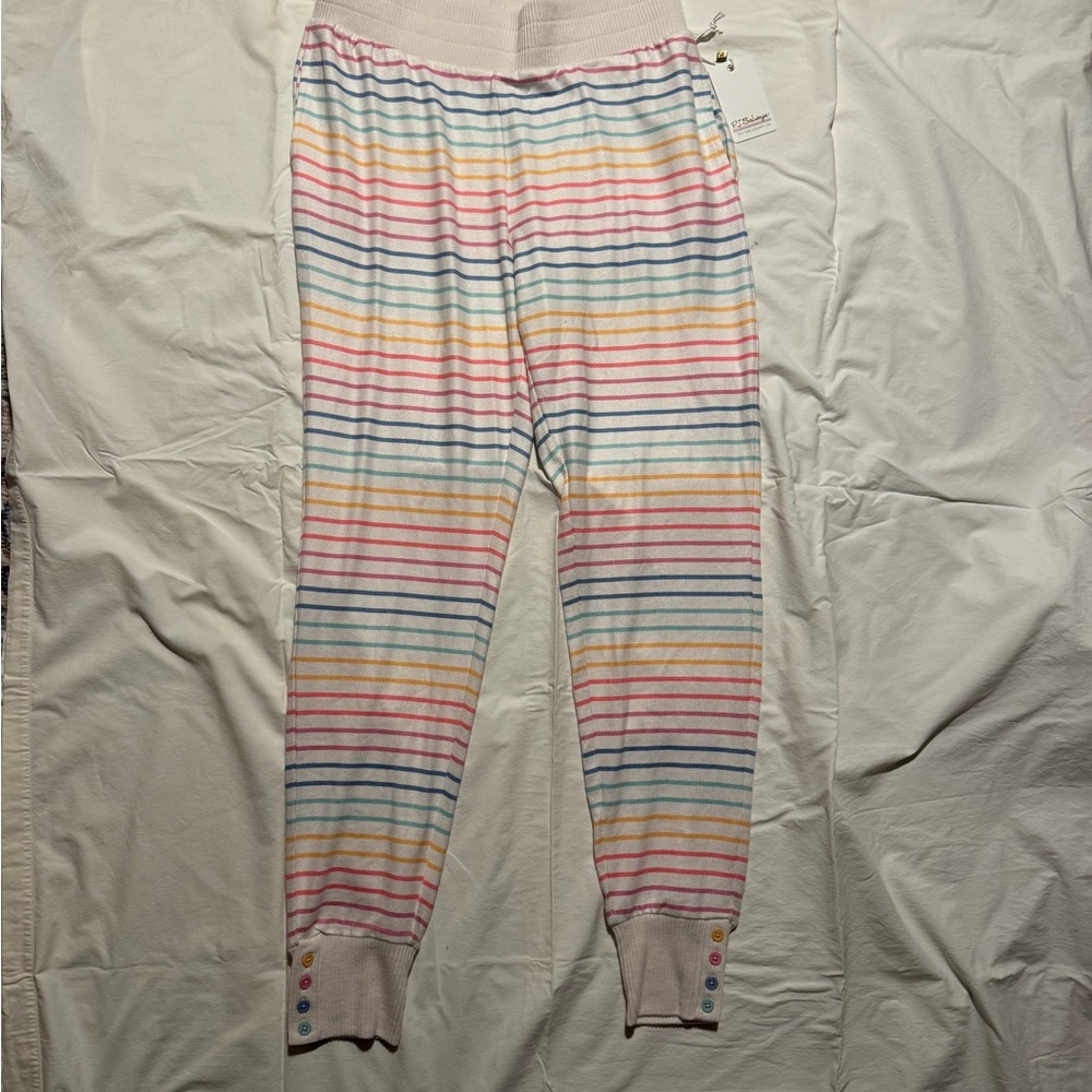 PJ Salvage Colorful Striped Lounge Pants